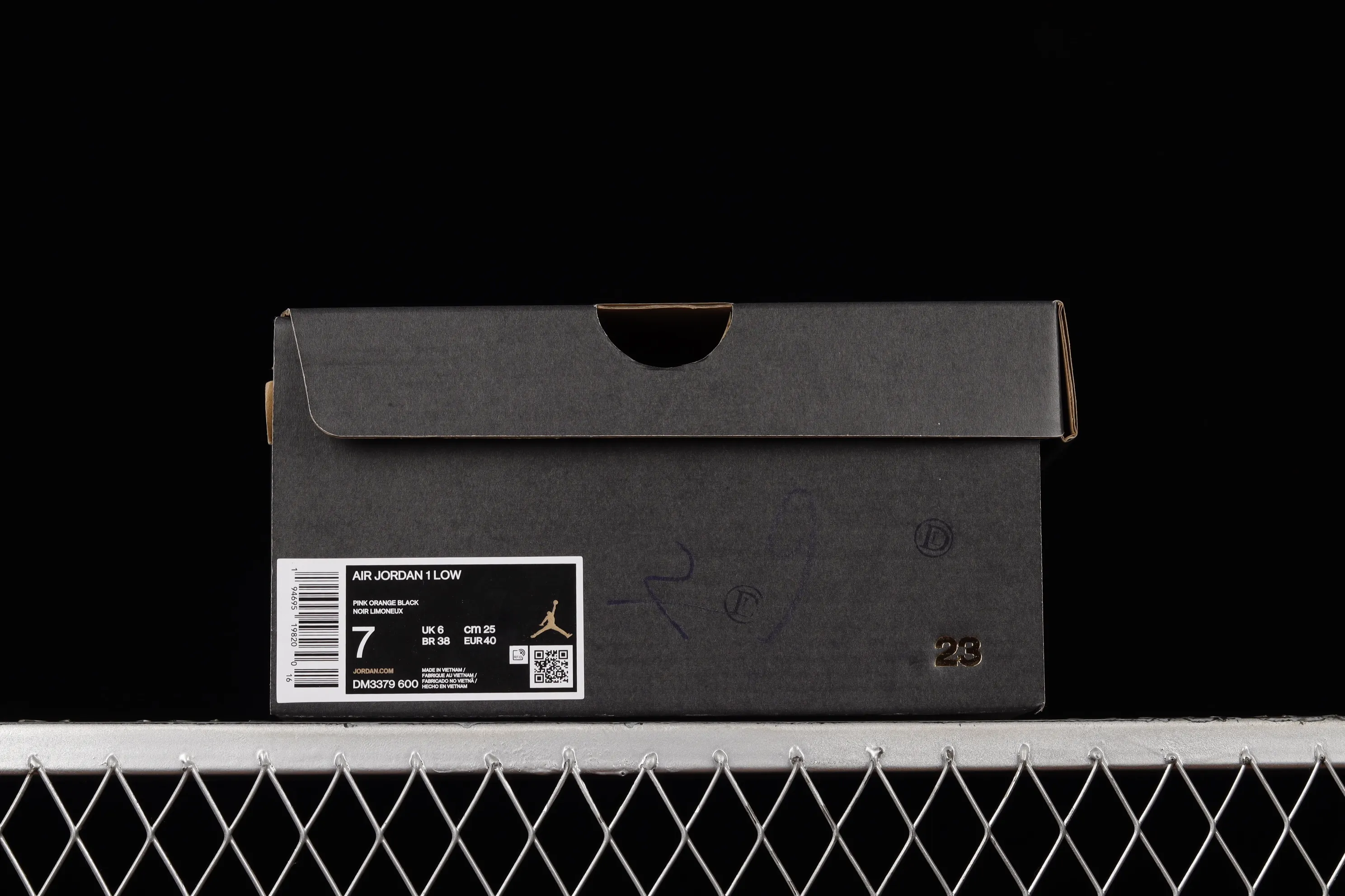 All categories Air Jordan Jordan series basketball shoes Air Jordan 1 Low Air Jordan 1 Low AJ1 Joe 1 white black orange low-top casual sneakers DM3379-600